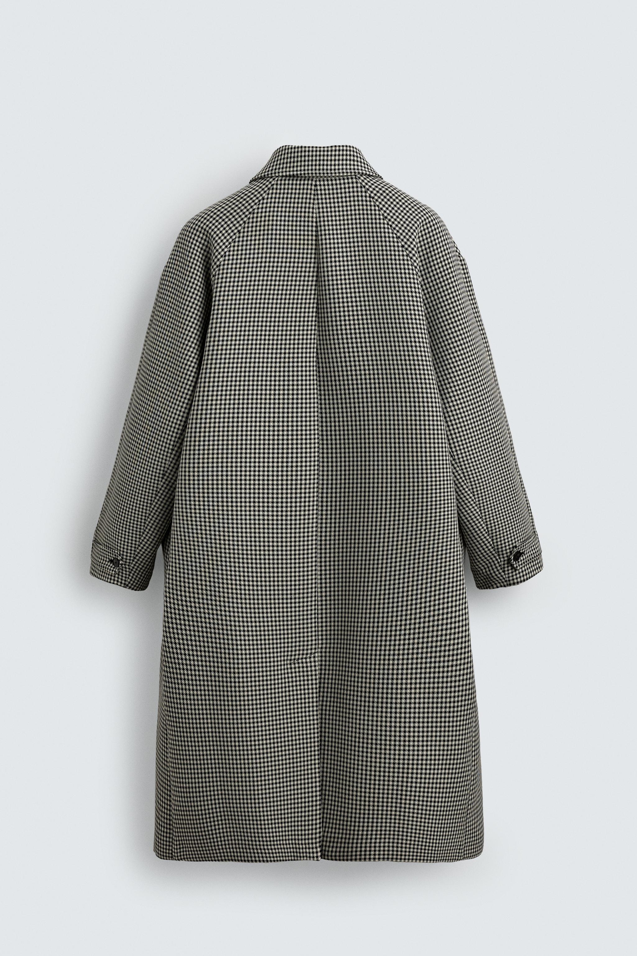 MANTEAU STRUCTURÉ À CARREAUX ÉDITION LIMITÉE